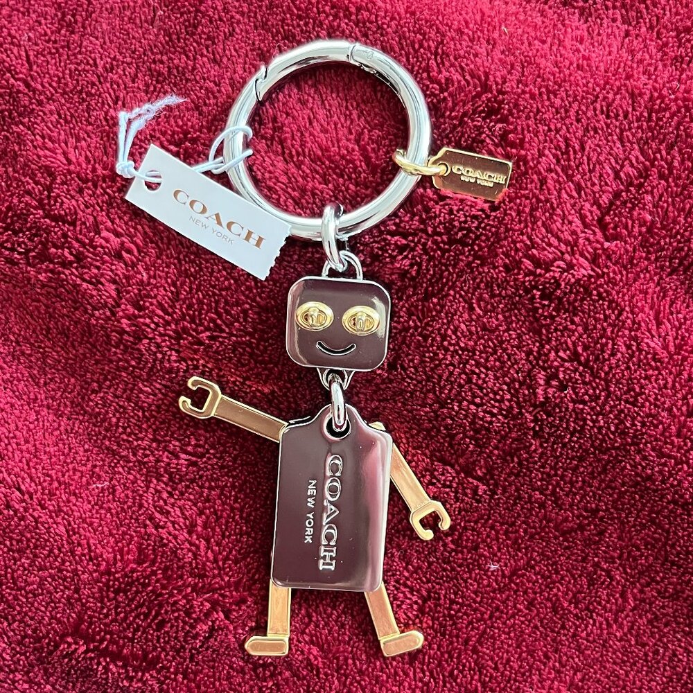 Coach Robot Keychain / Handbag Charm NWT